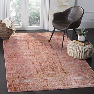 Safavieh Vintage geïnspireerd tapijt, MYS971, geweven polyester, roze/meerkleurig, 90 x 150 cm