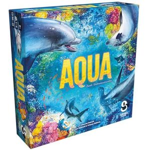 Sidekick Games | Aqua: Kleurrijke Onderwaterwerelden | Familiespel | Lespel | 1-4 spelers | Vanaf 8+ jaar | 30-45 minuten | Duits