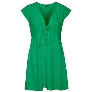 VERO MODA Vmmymilo Cap Sleeve Mini Dress WVN Ga Jurk, bright green, XS