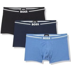BOSS heren zwembroek, marineblauw/zwart/Bijou Blue, XXL