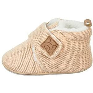 Sterntaler Uniseks kruipschoen voor kinderen, gebreide pantoffels, beige, 16 EU