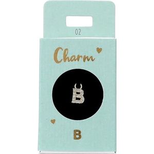 Depesche 11834-002 Bedel letter B, vergulde hanger voor kettingen, armbanden en oorbellen, ideaal als klein geschenk