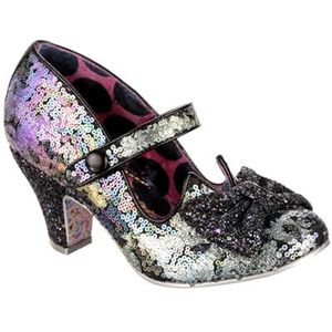 Irregular Choice Piccolo PU Zwart Pailletten 38, Zwarte pailletten, 38 EU