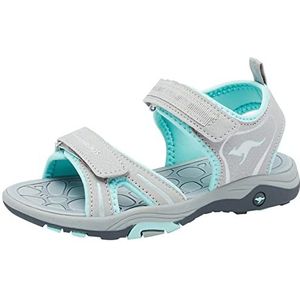 KangaROOS K-Leni Ancona Sandalen, Vapor Grey/Mint, 28 EU