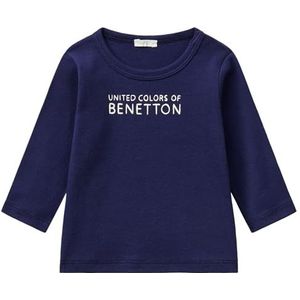 United Colors of Benetton T-shirt M/L, Blauw, 62 cm
