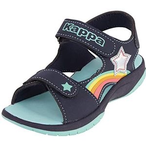 Kappa Deutschland Unisex Kids Stylecode: 261042k Pelangi K sandaal, Navy Mint, 35 EU
