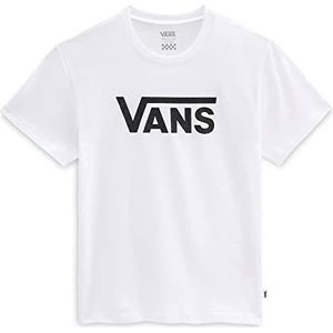 Vans Vliegende V Crew T-shirt voor meisjes, Kleur: wit, 14-16 Jaren