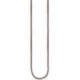 Thomas Sabo Lederen halsketting voor bedels grijs X0244-134-5, Leer
