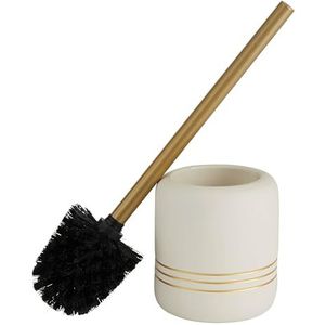 Bath Bliss Keramische Toiletborstel, Goud, 1 Pack