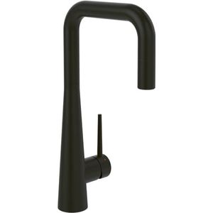 Villeroy & Boch Konic Keukenkraan, hoge druk, waterbesparende waterkraan, uitloop hoogte 143 mm, matzwart