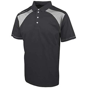 Island Green Mannen Golf Contrast Panel Moisture Wicking Flexibel Polo Shirt