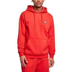 Southpole Heren Square Logo Hoody Hooded Sweatshirt, southpolered, L