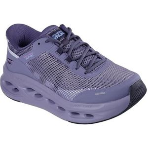 Skechers Dames MAX demping Glide-Step Aberdeen Sneaker, paars, 6.5 UK, Paars, 39.5 EU