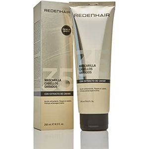 Redenhair - Mask for Damaged Hair - Repairs, Intensely Nourishes and Restores Moisture to Severely Damaged Hair - Hair Mask with High Water Soluble Caviar Content - 250ml