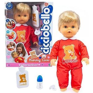 Cicciobello - Mummy Love Onze Ciccio hoed koliketten, huilt en heeft je moeder nodig, voor kinderen vanaf 2 jaar, Ccbc5000, Giochi Preziosi