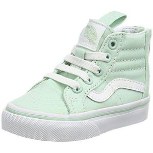 Vans Uniseks Sk8-hi Zip Sneaker voor kinderen, Groen Gossamer Green True White, 19 EU