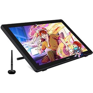 HUION Kamvas 24 Plus QHD grafische tekentablet met volledig gelamineerd QD-scherm 140% sRGB 2,5K grafische tekenmonitor Batterijloze stylus 8192 Pendrukkanteling voor pc/Mac/Android, 23,8-inch pendisplay