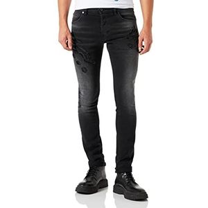 Just Cavalli Herenbroek met 5 zakken jeans, 900 zwart, 42