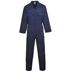 Portwest Euro Work Polykatoen Overall Size: L, Colour: Marine, S999NARL