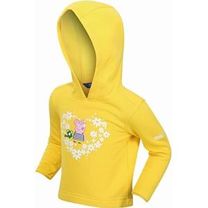 Regatta Peppa Graph Hoody Unisex Sweatshirt, Maize Yellow, 12 Maanden
