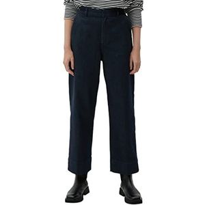 s.Oliver BLACK LABEL Dames Jeans Culotte 7/8, Suri Slim Fit, blauw, 34
