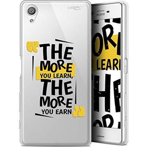 Beschermhoes voor 5 inch Sony Xperia X, ultradun, motief: The More You Learn