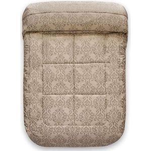 San Carlos Duel beddengoed comfortabel polyester, toasten, Queen, 270 x 270 x 3 cm