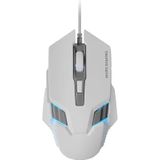 Mars Gaming - MM024 - Muis - Wit - Optische Sensor - 4000 DPI