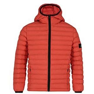 ECOALF, Atlantialf Kinderjas van gerecycled polyester, Fellex-vulling, waterdicht, comfortabel en licht, kinderjas, jas voor jongens, Oranje, 10 Jaar