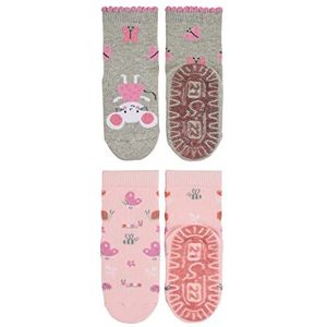 Sterntaler Baby-meisjes glitter AIR dubbelpak muistegels Flitzer, lichtgrijs melk, 18