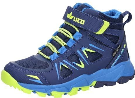 Lico - Allen High Vs - Trekkinglaarzen - Marineblauw/Citroen - Uniseks Kinderen