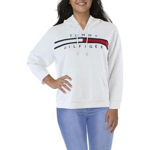 Tommy Hilfiger Damestrui met capuchon, Wit/weelderige tuin, 1X