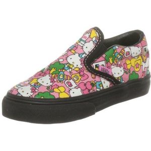 Vans T Classic Slip-on sneakers voor kinderen, uniseks, Zwart Hello Kitty Black, 22 EU