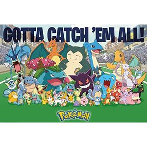GB eye MX0001 Maxi-Poster Pokémon All Time Favorites, 61 x 91,5 cm