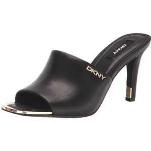 DKNY Bronx Sandaal met hakken voor dames, Zwart Bronx, 38.5 EU