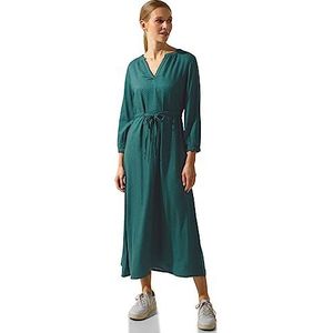 Street One dames maxi-jurk bedrukt, Cool Vintage Groen, 36