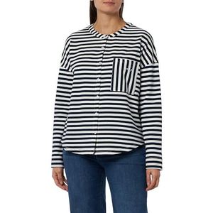 Boline Dames Sweat Jacket 81432633, Marine White, M, marinewit., M