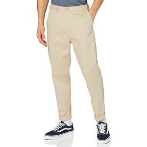 Lee heren tapered chinobroek, service Sand, 29W / 32L