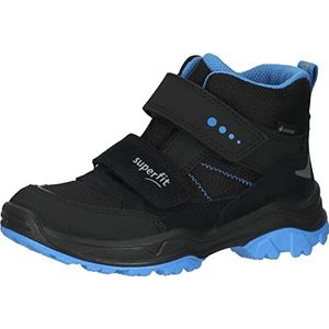 Superfit JUPITER licht gevoerde Gore-Tex sneakers voor jongens, zwart lichtblauw 0000, 27 EU Breed