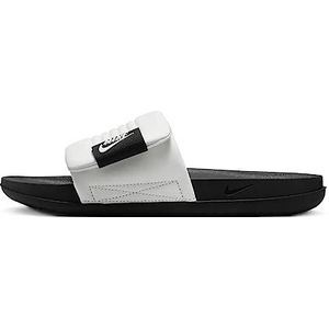 Nike Offcourt Adjust Slide, herensneakers, Summit White/Summit White-Black, 46 EU, Summit White Summit White Black, 46 EU