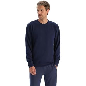Dagi Heren Navy Modal Crew Neck Sweatshirt, M, Donkerblauw, M