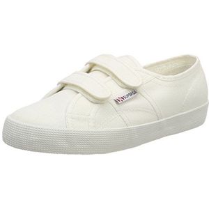 Superga 2750 Kids Straps Easylite Sneakers voor kinderen, uniseks, wit, 31 EU