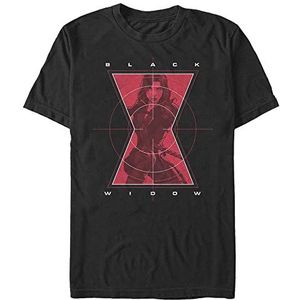 Marvel - Widow Target Unisex Crew neck T-Shirt Black XL
