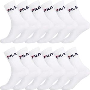FILA Sportsokken (12 stuks) voor heren, Wit B - Bl, 43-46 EU