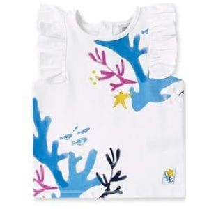 Tuc Tuc Mouwloos T-shirt voor baby's en peuters, Wit, 6 maanden