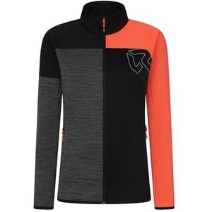 Rock Experience Kobra Mock Neck FZ Woman Fleece shirt met lange mouwen voor dames