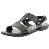 Kickers - Kick Dines - Sandalen - Zwart - Leer