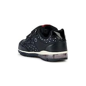 Geox B Todo Girl Sneakers voor meisjes, zwart, 25 EU