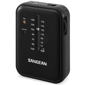 Draagbare analoge AM/FM-radio, compact, uitstekende ontvangst, muziek luisteren en berichten overal.