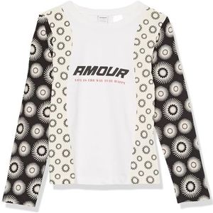 Desigual Meisjes Ts_Kristen Shirt, wit, 8 Jaar